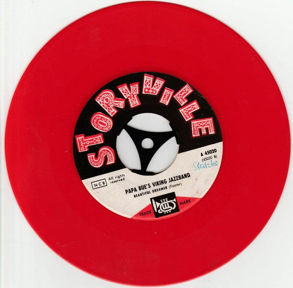 Papa Bue's Viking Jazz Band : Es War In Schöneberg / Beautiful Dreamer (7", Single, Mono, Red)