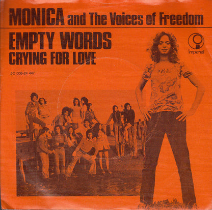 Monica & Voices Of Freedom : Empty Words (7", Single, Ora)