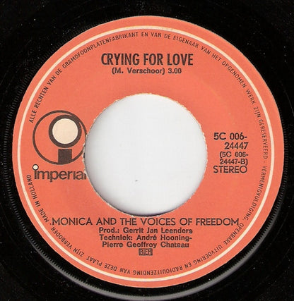 Monica & Voices Of Freedom : Empty Words (7", Single, Ora)