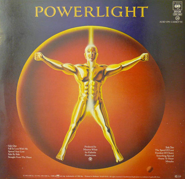 Earth, Wind & Fire : Powerlight (LP, Album)