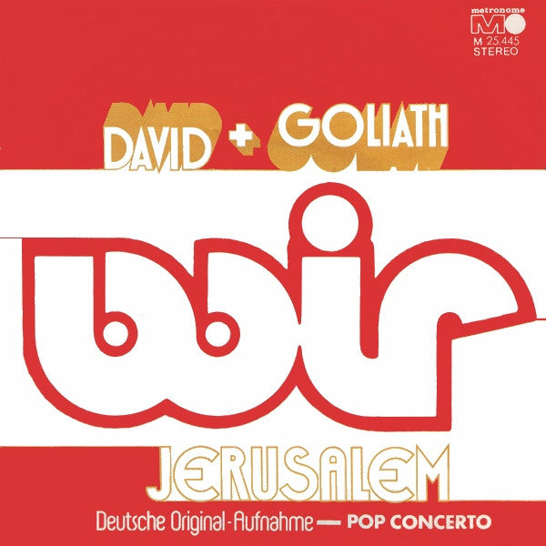 Wir (3) : David + Goliath / Jerusalem (7", Single)