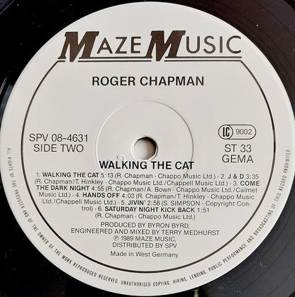 Roger Chapman : Walking The Cat (LP, Album)