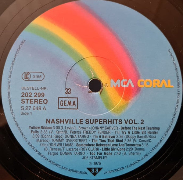 Various : Nashville Superhits Vol. 2 (LP, Comp)