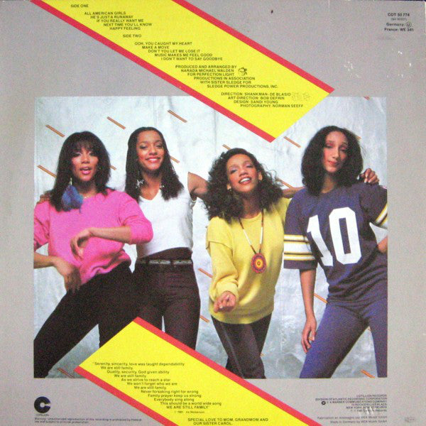 Sister Sledge : All American Girls (LP, Album)