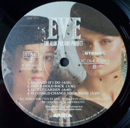 The Alan Parsons Project : Eve (LP, Album, Gat)