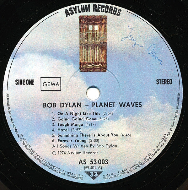 Bob Dylan : Planet Waves (LP, Album)