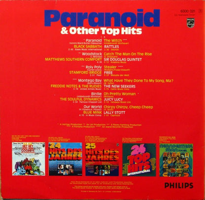 Various : Paranoid & Other Top Hits (LP, Smplr)