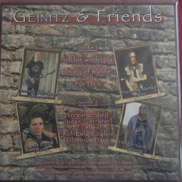 Holger Geinitz : Geinitz & Friends (LP, Album, Ltd)