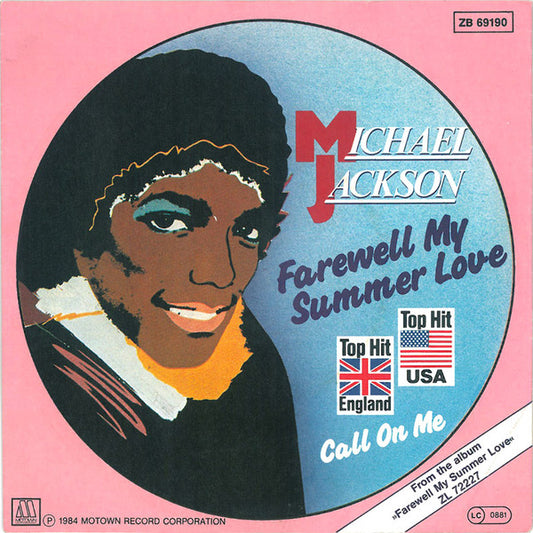 Michael Jackson : Farewell My Summer Love (7", Single)