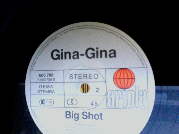 Gina-Gina : Sore Losing / Big Shot (12")