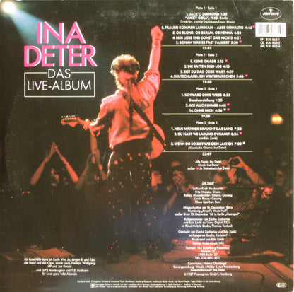 Ina Deter : Das Live-Album (2xLP, Album)