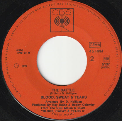 Blood, Sweat And Tears : Hi-De-Ho (7", Single)