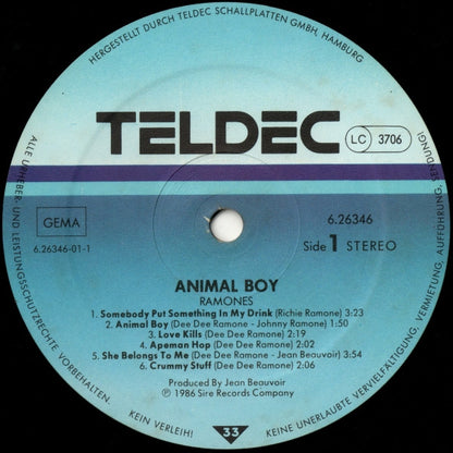 Ramones : Animal Boy (LP, Album)