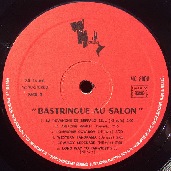 Andy Loore / Janko Nilovic / Claude Benaya : Bastringue Au Saloon (LP)