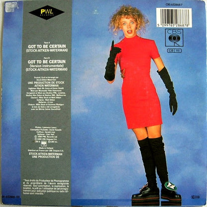 Kylie Minogue : Got To Be Certain (7", Single)