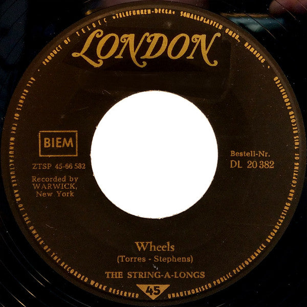 The String-A-Longs : Wheels (7", Single)