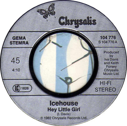 Icehouse : Hey' Little Girl (7", Single)