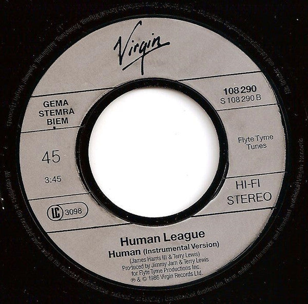 The Human League : Human (7", Single)