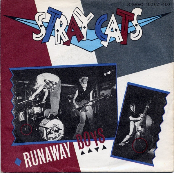 Stray Cats : Runaway Boys (7", Single)