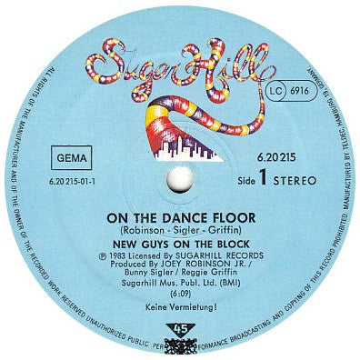 New Guys On The Block : On The Dance Floor (12")