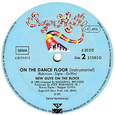 New Guys On The Block : On The Dance Floor (12")