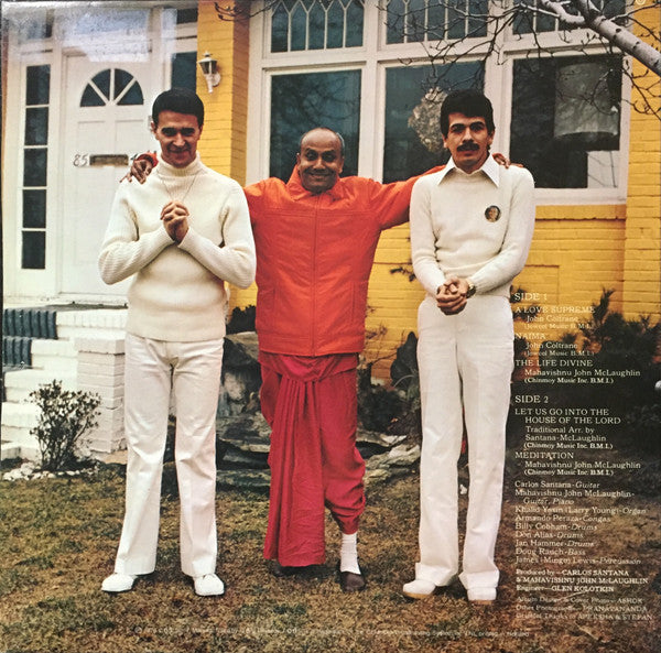 Carlos Santana / John McLaughlin : Love Devotion Surrender (LP, Album, Gat)