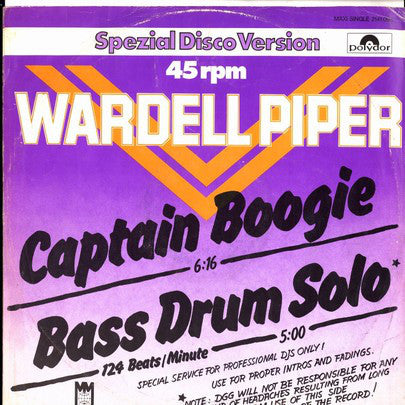 Wardell Piper : Captain Boogie (12", Maxi)