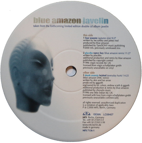 Blue Amazon : Javelin (12")