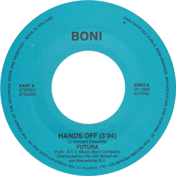 Futura (15) : Hands Off / I Don't Want To Lose It (7")