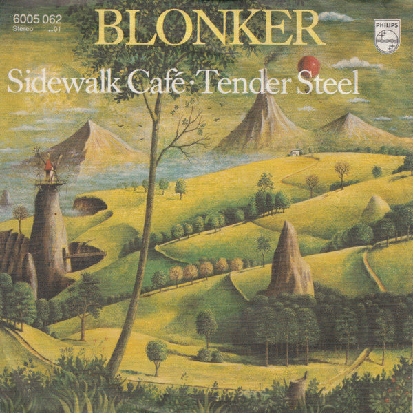 Blonker : Sidewalk Café / Tender Steel (7", Single)