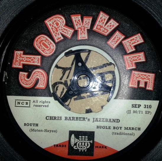 Chris Barber's Jazz Band : Down Home Rag / South / Bugle Boy March (7", EP)