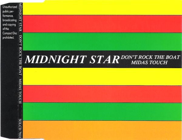 Midnight Star : Don't Rock The Boat / Midas Touch (CD, Maxi)