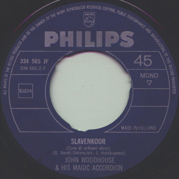 John Woodhouse : Nonnenkoor / Slavenkoor (7", Mono)