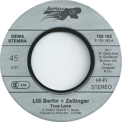 Lilli Berlin (2) & Jürgen Zeltinger : True Love (7", Single)