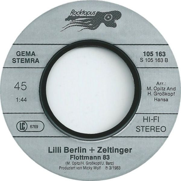 Lilli Berlin (2) & Jürgen Zeltinger : True Love (7", Single)