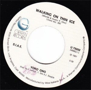 Yoko Ono : Walking On Thin Ice (7")