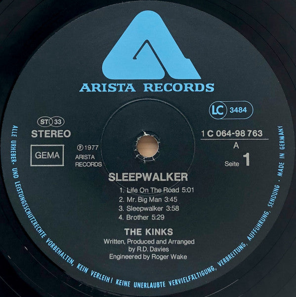 The Kinks : Sleepwalker (LP, Album)