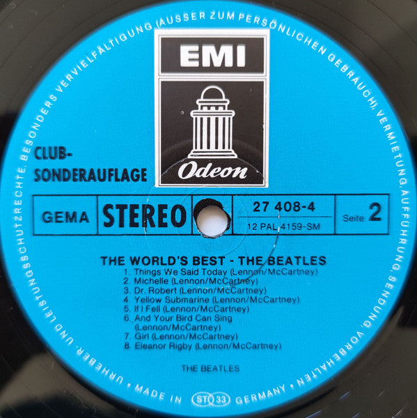 The Beatles : The World's Best (LP, Comp, Club, RE)