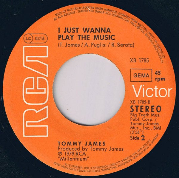 Tommy James : Three Times In Love (7", Single)