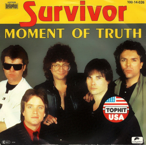 Survivor : Moment Of Truth (7", Single)