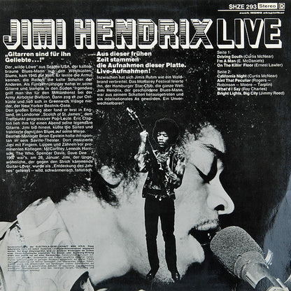 Jimi Hendrix : Live (LP)