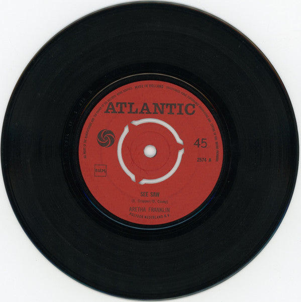 Aretha Franklin : See Saw / You're A Sweet Man (7", Mono)