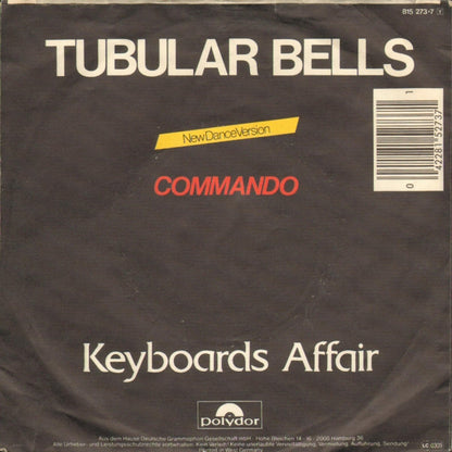 Keyboards Affair : Tubular Bells (7", Single)