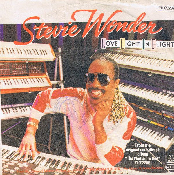 Stevie Wonder : Love Light In Flight (7", Single)