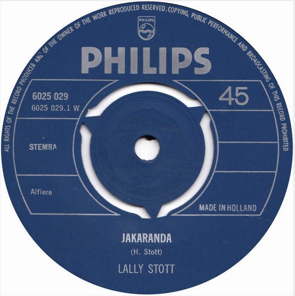 Lally Stott : Jakaranda (7", Single)