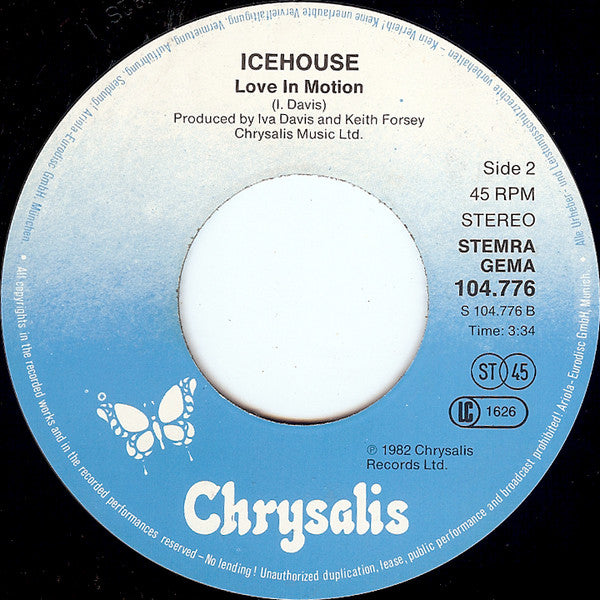 Icehouse : Hey' Little Girl (7", Single, Pap)