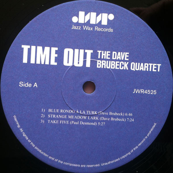 The Dave Brubeck Quartet : Time Out (LP, Album, Ltd, RE, RM, DMM)