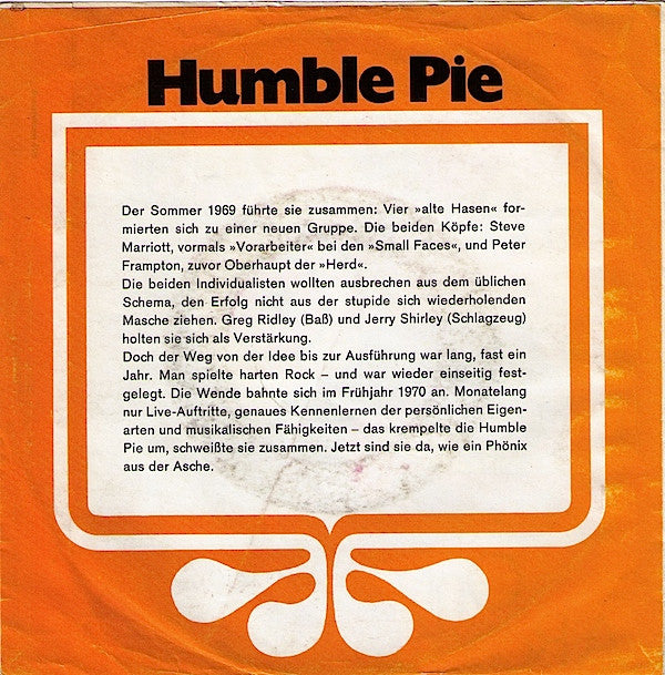 Humble Pie : Big Black Dog (7", Single)