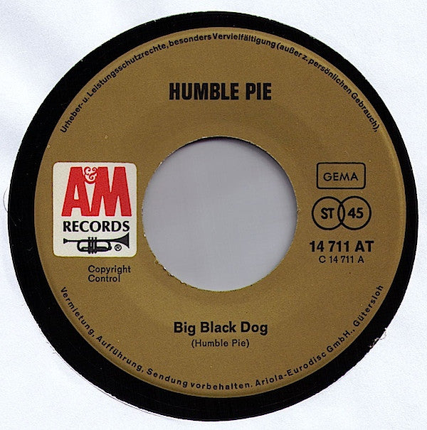 Humble Pie : Big Black Dog (7", Single)