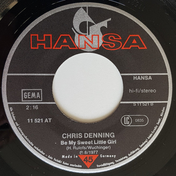 Chris Denning : Small Town Casanova (7", Single)